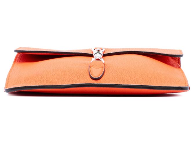 Borsa a tracolla convertibile Jackie in pelle di vitello arancione Gucci - vista 3