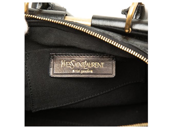 Autre Marque Borsa a mano Small Majorelle in vernice nera Saint Laurent Nero - vista 5