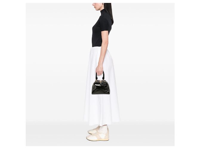 Autre Marque Borsa a mano Small Majorelle in vernice nera Saint Laurent Nero - vista 6