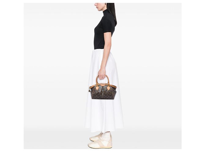 Louis Vuitton Monogram Tivoli PM Handtasche Braun - Ansicht 5