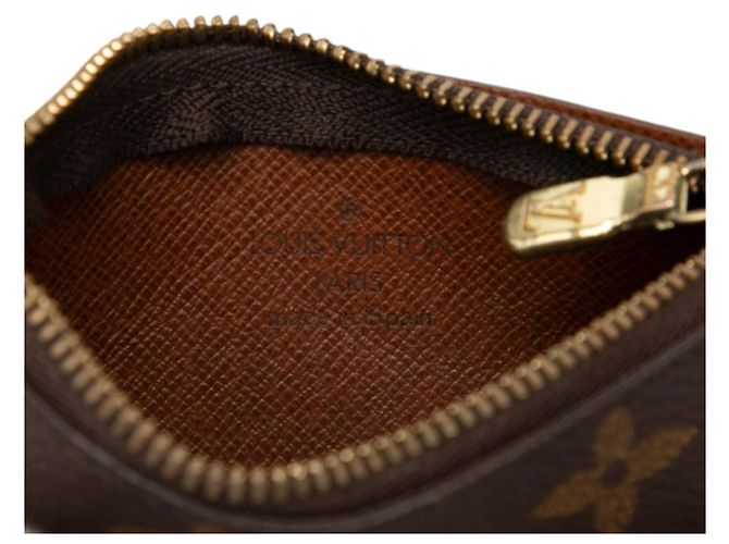 Porte-clés Monogramme Louis Vuitton Marron - vue 5