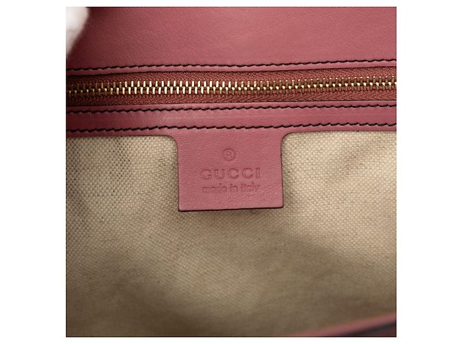 Borsa a tracolla Gucci Emily Large Guccissima Rosa - vista 5