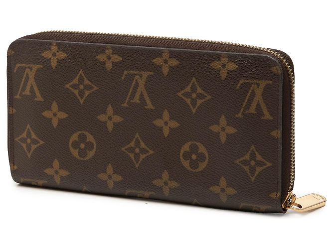 Brown Louis Vuitton Monogram Zippy Long Wallet - view 2