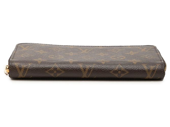 Brown Louis Vuitton Monogram Zippy Long Wallet - view 3