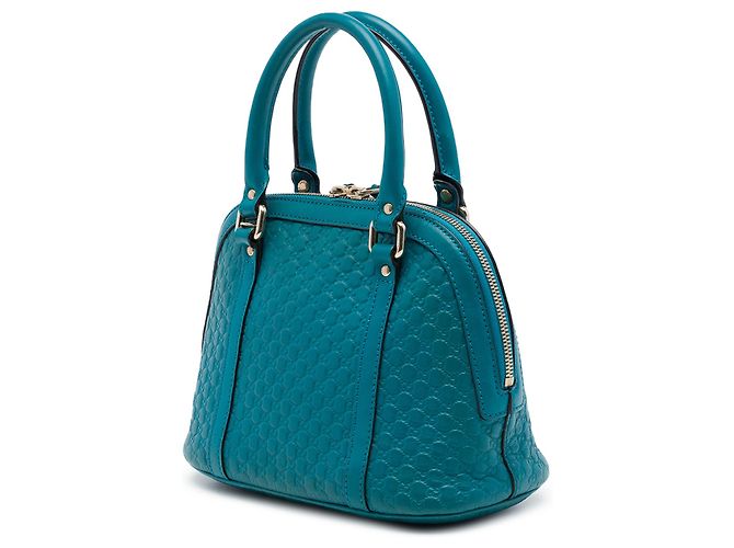 Bolsa Dome Mini Microguccissima Azul Gucci - vista 2