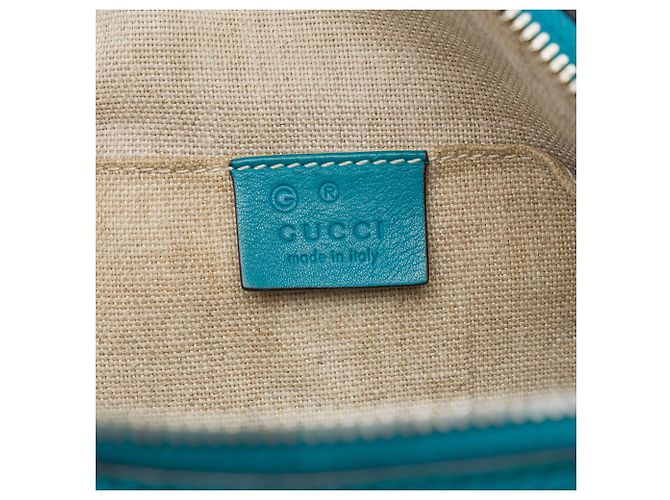 Bolsa Dome Mini Microguccissima Azul Gucci - vista 5