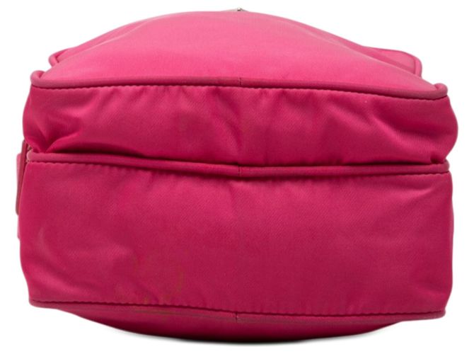 Bolso Crossbody Prada Tessuto con Cierre de Cremallera Rosa - vista 3
