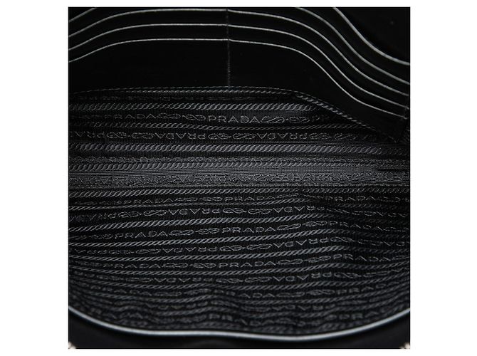 Clutch porta documenti Prada Saffiano nera Nero - vista 4