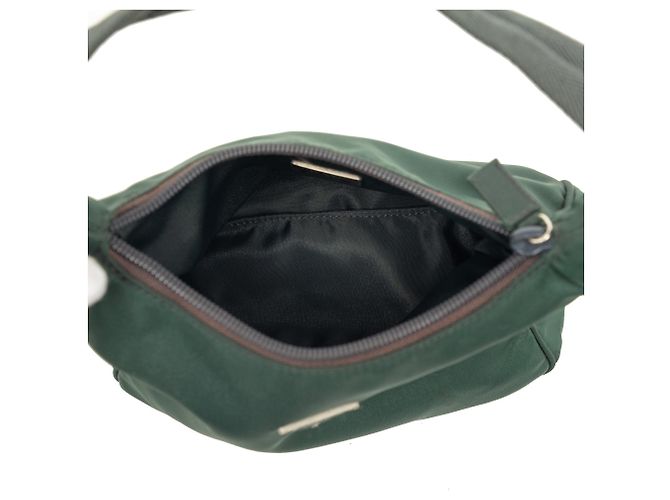 Borsa a tracolla Prada Mini Tessuto Re Edition 2000 Verde - vista 4
