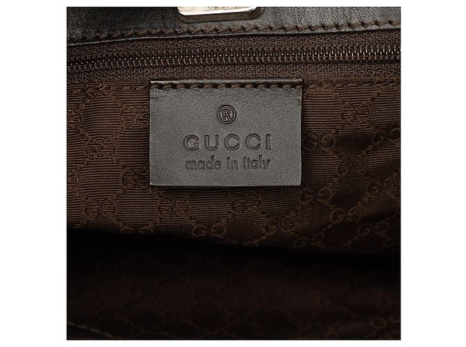 Beige Gucci Canvas Web Schultertasche - Ansicht 5