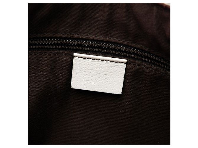 Sac crossbody Gucci GG Canvas Web blanc - vue 5