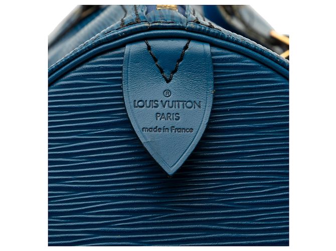 Sac de voyage Louis Vuitton Epi Keepall 50 Bleu - vue 5