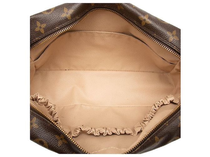 Borsa a Clutch Louis Vuitton Monogram Trousse Toilette 28 Marrone - vista 4