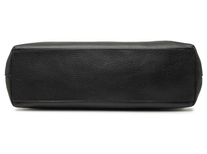 Bamboo Bolsa Gucci em couro de bezerro preta com tassel de bambu Preto - vista 3