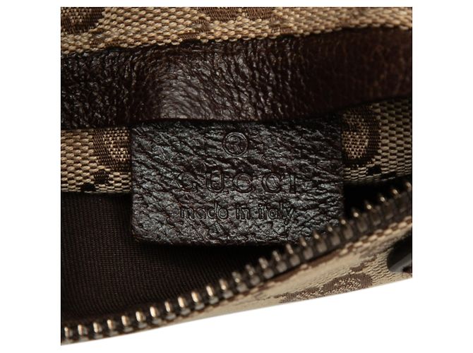 Borsa cintura Gucci GG Canvas Web con doppia tasca, beige - vista 5