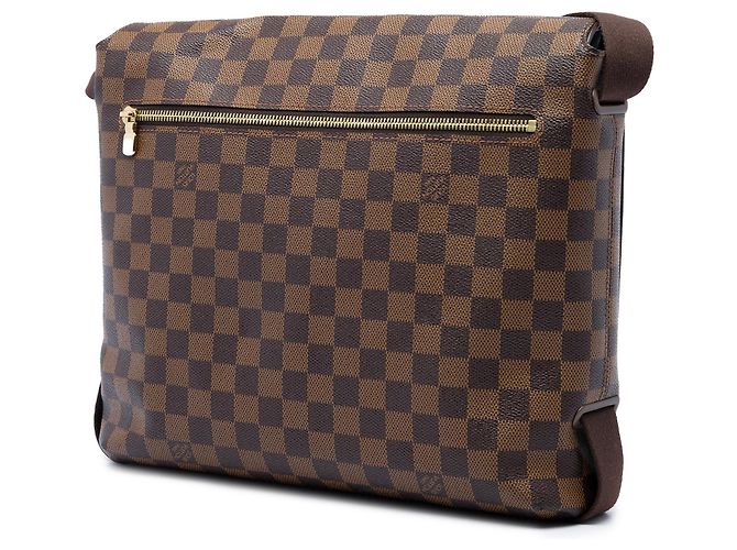 Borsa a tracolla Louis Vuitton Damier Ebene Brooklyn MM Marrone - vista 2