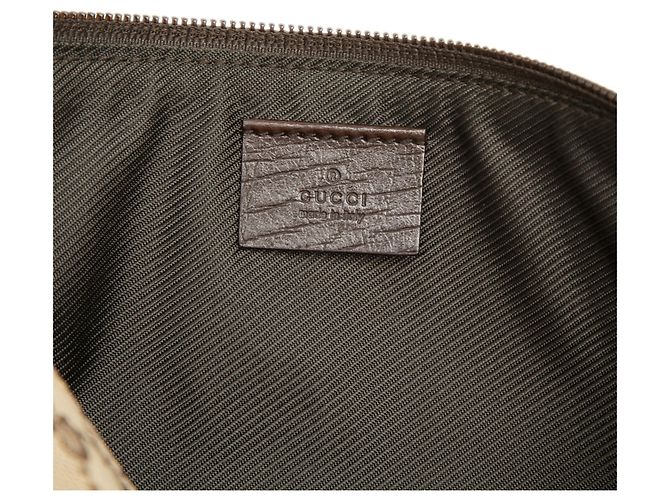 Borsa a tracolla Gucci GG Canvas Boat Beige - vista 5