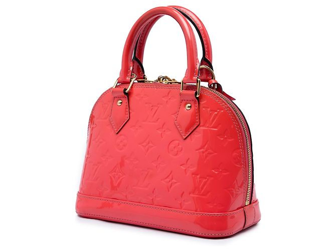 Louis Vuitton Monogram Vernis Alma BB Satchel Rot - Ansicht 2