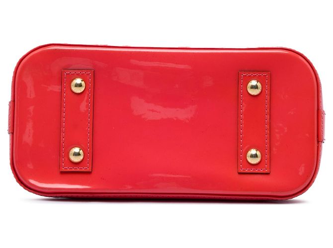 Louis Vuitton Monogram Vernis Alma BB Satchel Rot - Ansicht 3