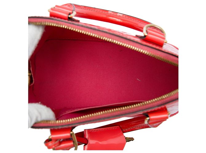 Louis Vuitton Monogram Vernis Alma BB Satchel Rot - Ansicht 4