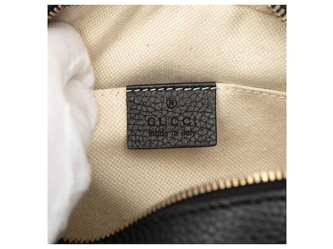 Borsa a tracolla Soho Disco Gucci in vitello nero - vista 5