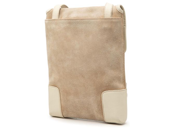 Bandolera Anagram LOEWE de ante beige - vista 2
