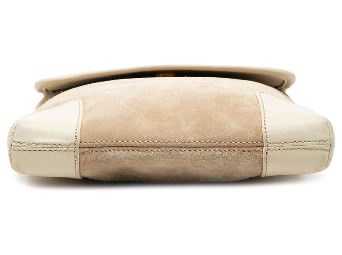 Bandolera Anagram LOEWE de ante beige - vista 3