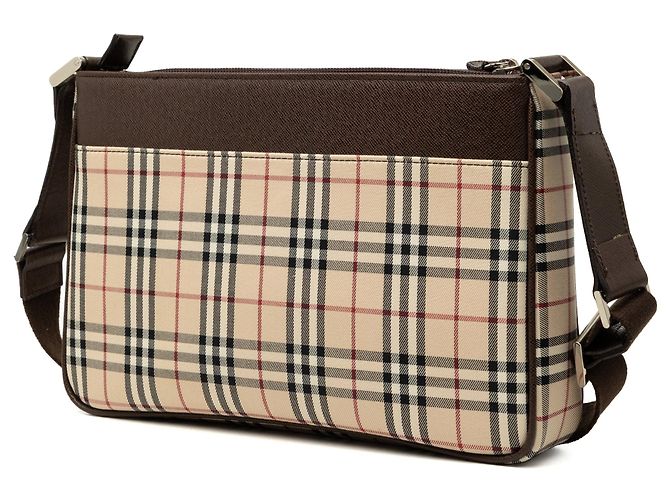 Borsa Crossbody Burberry House Check Canvas Beige - vista 2