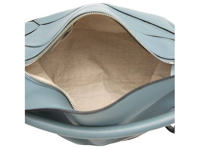 Bolsa Puzzle Medium em pele de bezerro azul LOEWE - vista 4