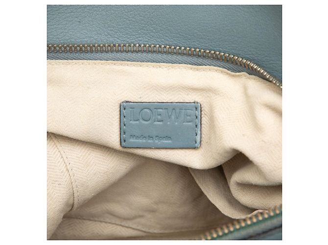 Bolsa Puzzle Medium em pele de bezerro azul LOEWE - vista 5