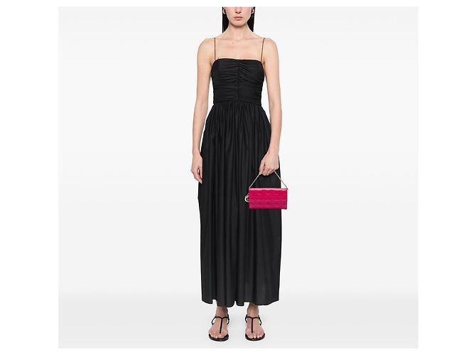 Autre Marque Borsa Lady Dior Wallet On Chain in vernice Cannage Rosa Dior - vista 5