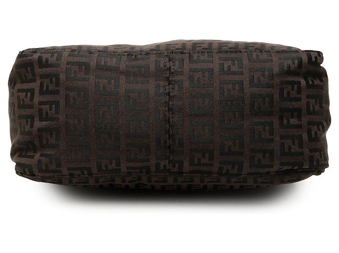 Borsa Fendi Zucchino Canvas marrone - vista 3