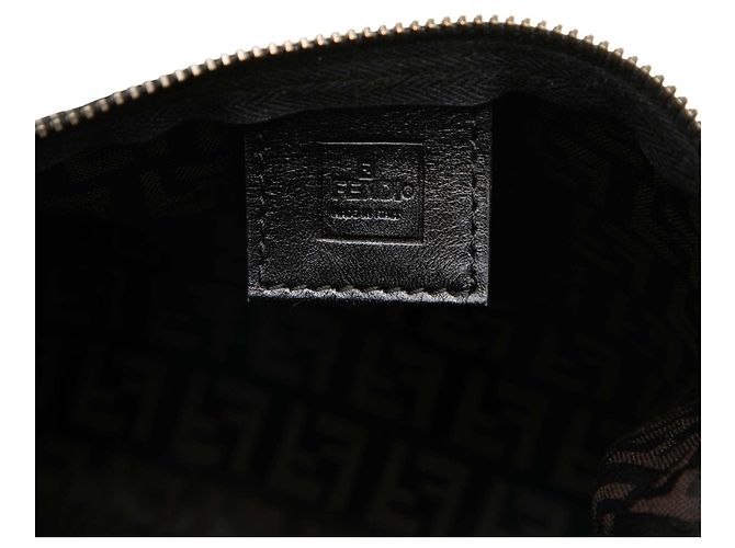 Borsa Fendi Zucchino Canvas marrone - vista 5