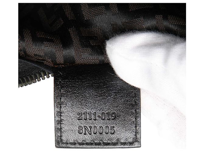 Borsa Fendi Zucchino Canvas marrone - vista 6