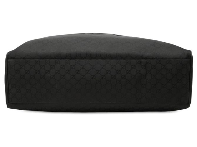 Borsa da viaggio Gucci GG in nylon nera Nero - vista 3