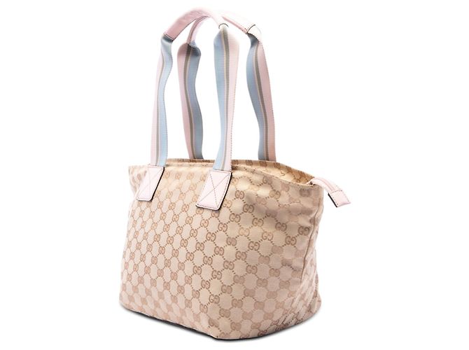 Tote Gucci GG Canvas Web Beige - vista 2