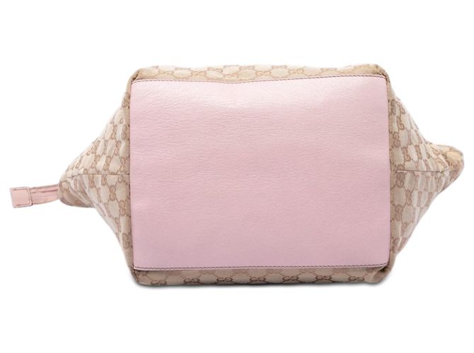 Tote Gucci GG Canvas Web Beige - vista 3