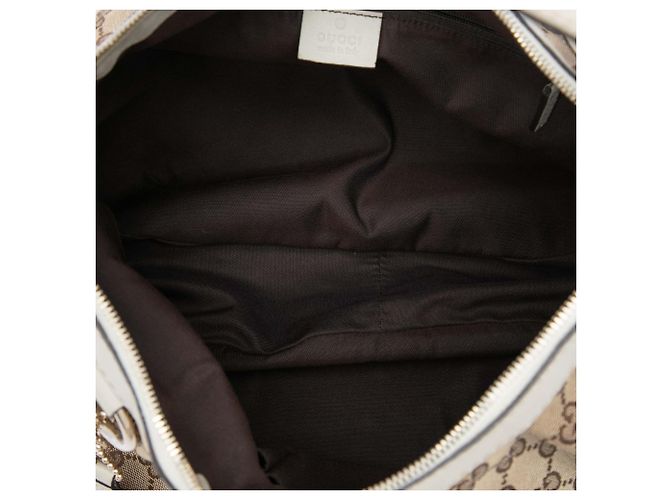 Borsa a tracolla Gucci GG Canvas Sukey Beige - vista 4