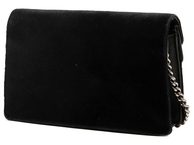 Borsa a tracolla Mini Dionysus in velluto nero Gucci - vista 2