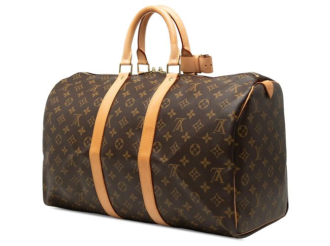 Borsa da viaggio Louis Vuitton Monogram Keepall 45 Marrone - vista 2
