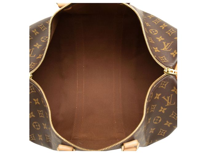 Borsa da viaggio Louis Vuitton Monogram Keepall 45 Marrone - vista 4