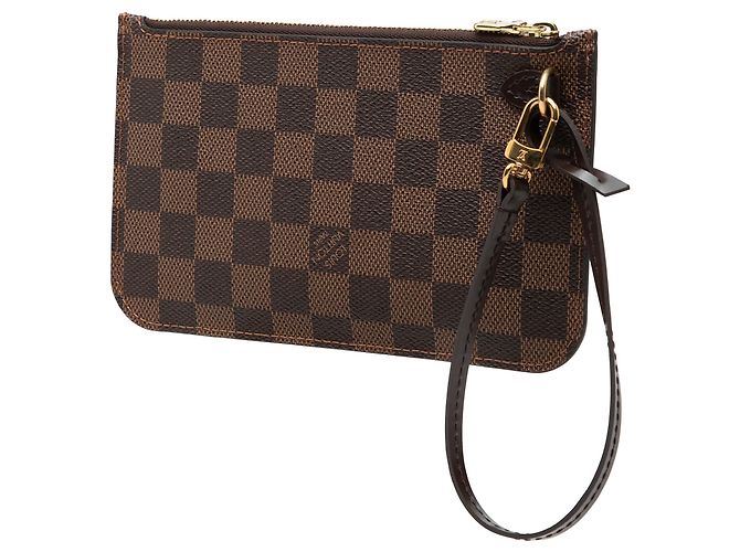 Louis Vuitton Damier Ebene Neverfull PM Täschchen Braun - Ansicht 2