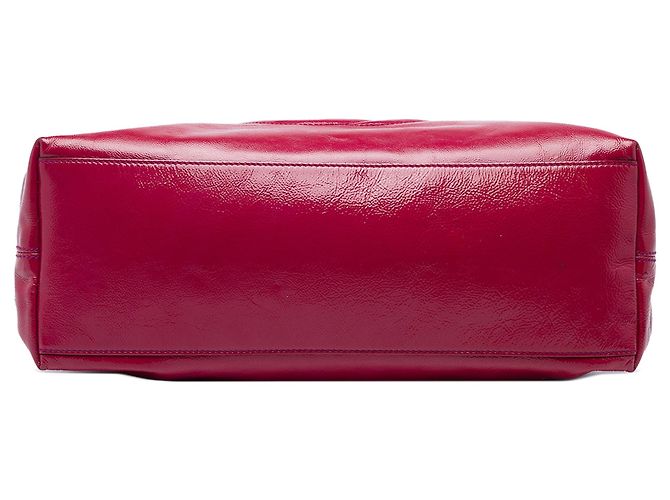 Borsa Soho Chain Gucci Medium in vernice rosa - vista 3