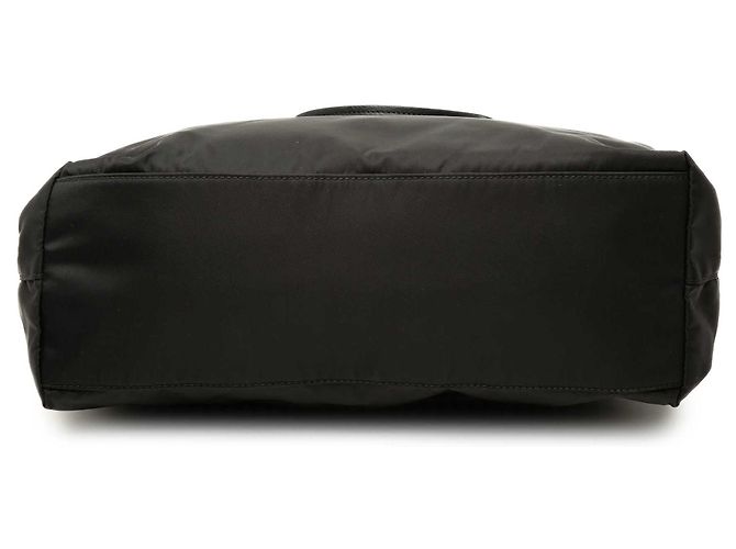 Tote Sac cabas Prada Tessuto noir - vue 3