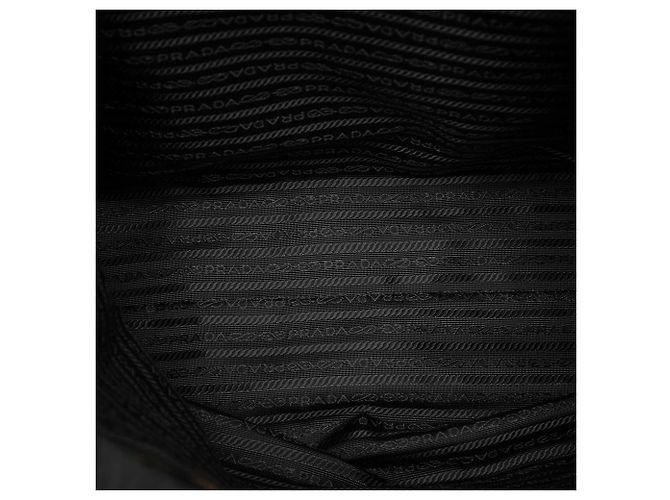 Tote Sac cabas Prada Tessuto noir - vue 4