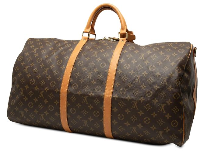 Borsa da viaggio Louis Vuitton Monogram Keepall Bandouliere 60 Marrone - vista 2