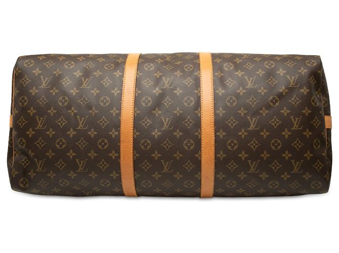 Borsa da viaggio Louis Vuitton Monogram Keepall Bandouliere 60 Marrone - vista 3