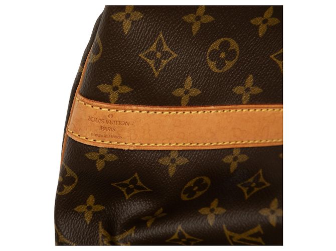 Borsa da viaggio Louis Vuitton Monogram Keepall Bandouliere 60 Marrone - vista 5