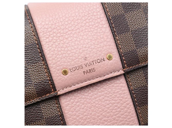 Borsa Bond Street BB Louis Vuitton Damier Ebene Marrone - vista 5