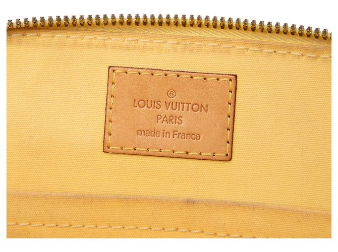 Bolso Louis Vuitton Monogram Vernis Alma BB Amarillo - vista 5